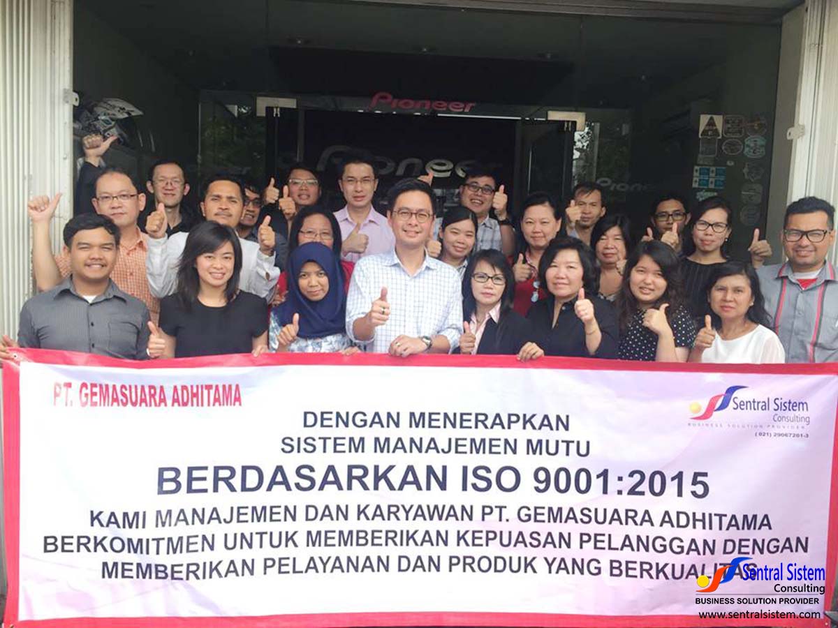 Konsultasi  ISO 9001:2015  PT Gemasuara Adhitama 2016