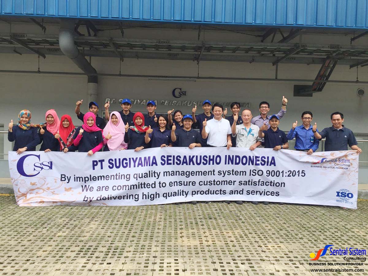 Konsultasi ISO 9001:2015 PT Sugiyama Seisakusho Indonesia 2016
