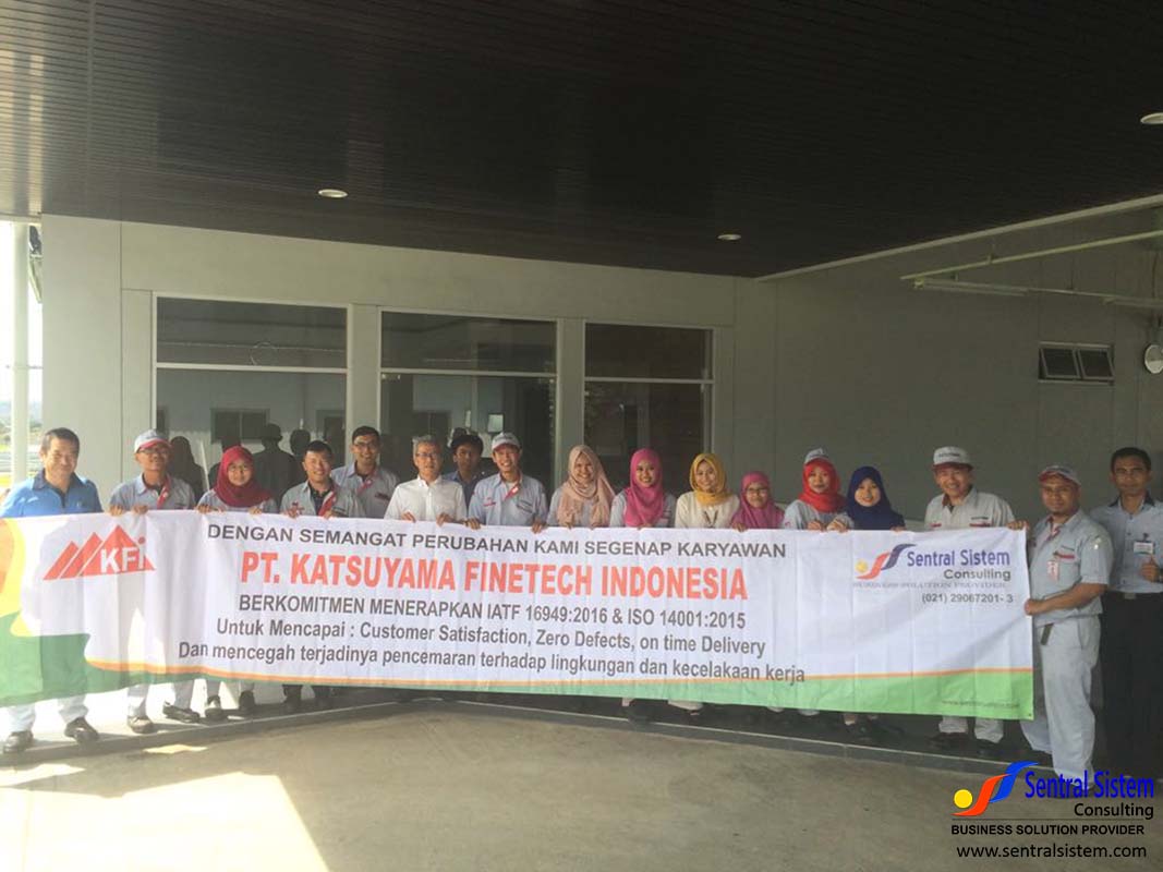 Konsultasi Integrasi Upgrading  IATF dan ISO 14001 PT Katsuyama Finetech Indonesia Maret 2017