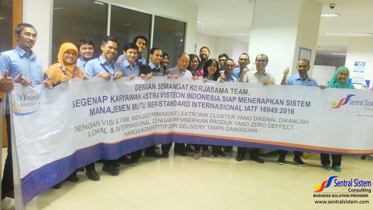 Konsultasi IATF 16949:2016 & 14001:2015  PT Astra Visteon Indonesia  2017