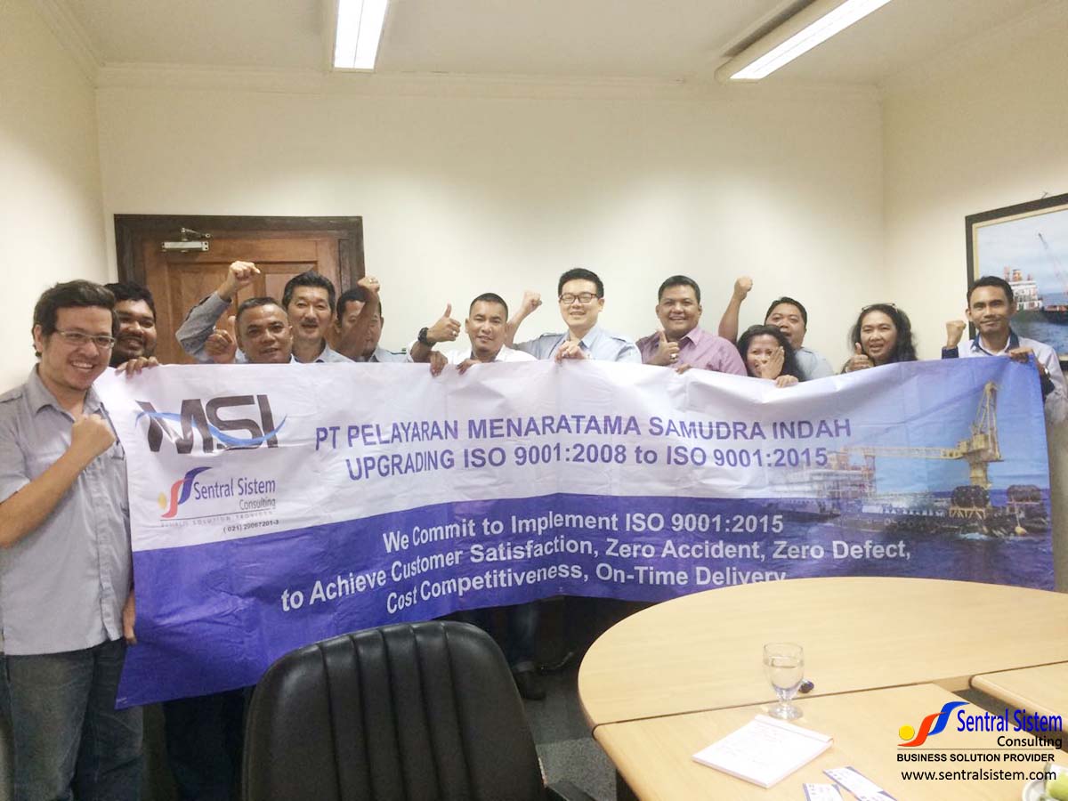 Konsultasi ISO 9001:2015 PT Pelayaran Menaratama Samudra Indah Februari 2017