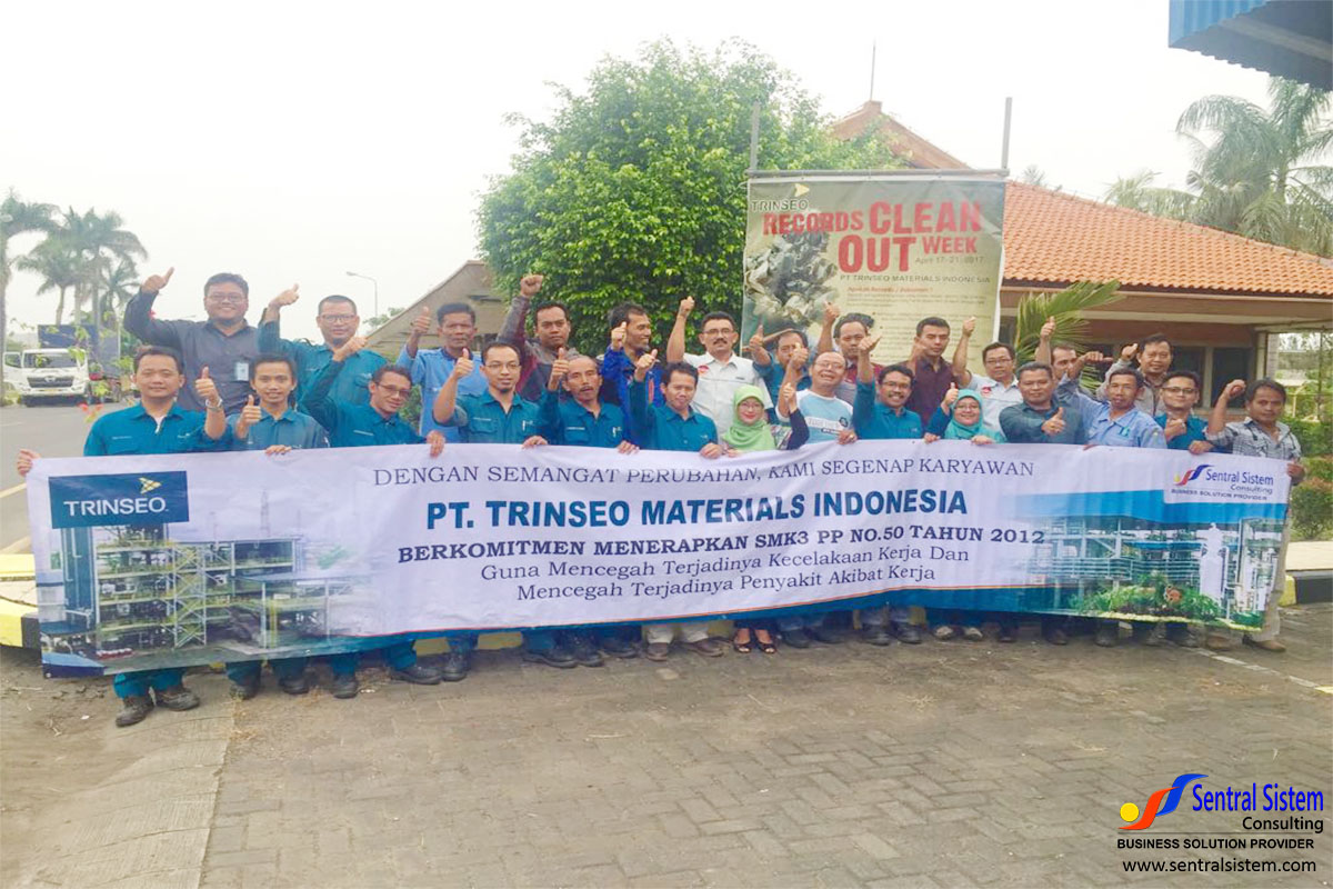 Konsultasi SMK3 PP 50 Tahun 2012 PT Trinseo Materials Indonesia, Juli 2017