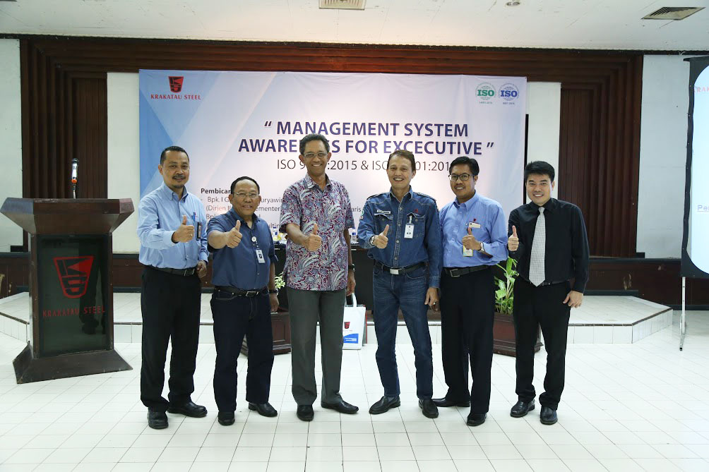 Seminar & Workshop Awareness ISO 9001:2015 & ISO 14001:2015 For Executive, PT Krakatau Steel