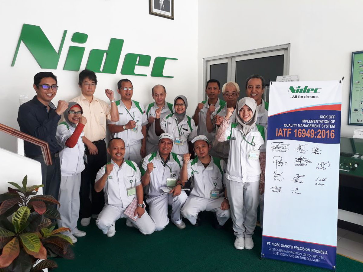 Konsultasi Penerapan Risk Sistem Manajemen Mutu IATF 16949:2016 PT Nidec Sankyo Precision Indonesia  Oktober 2017